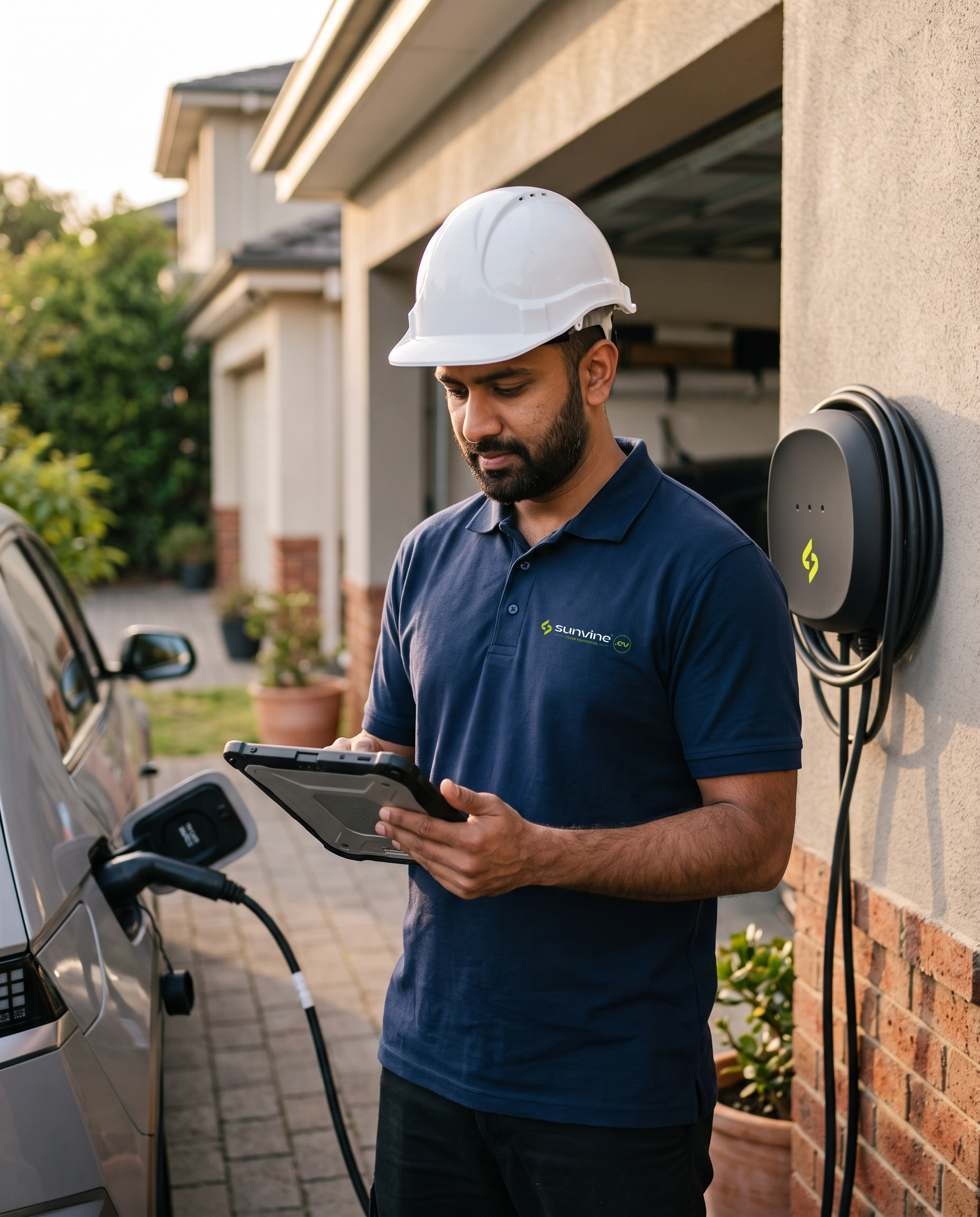 Sunvine EV charger installation support